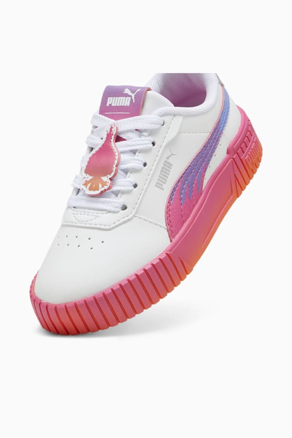 PUMA x TROLLS Carina 2.0 Kids' Sneakers, PUMA White-Ravish-Rickie Orange, extralarge