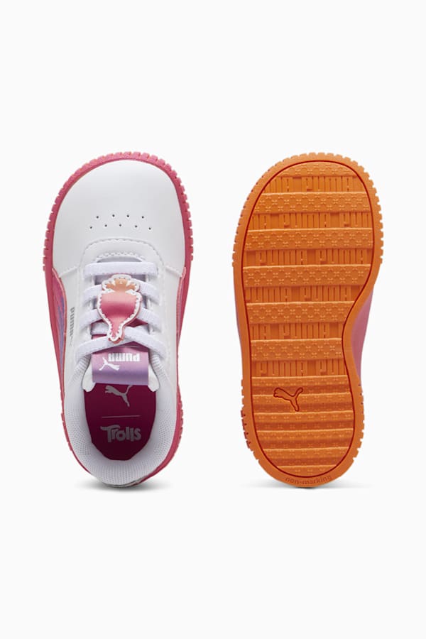 PUMA x TROLLS Carina 2.0 Toddlers' Sneakers, PUMA White-Ravish-Rickie Orange, extralarge