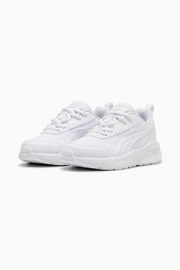 Vis2k Kids' Sneakers, PUMA White-PUMA White, extralarge-GBR