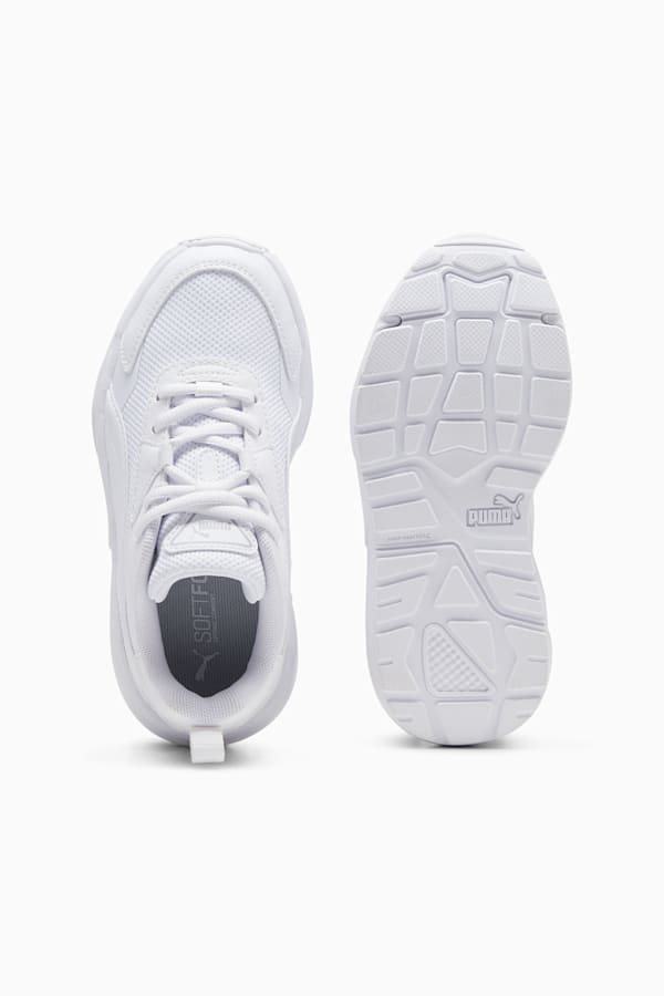 Vis2k Kids' Sneakers, PUMA White-PUMA White, extralarge-GBR