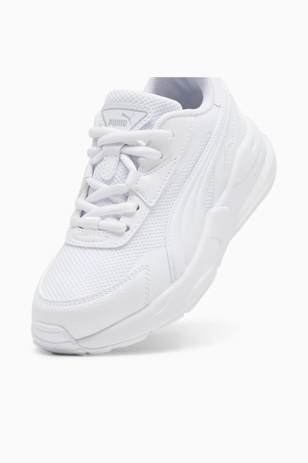 Vis2k Kids' Sneakers, PUMA White-PUMA White, extralarge-GBR