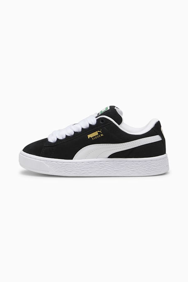Suede XL Youth Sneakers, PUMA Black-PUMA White, extralarge