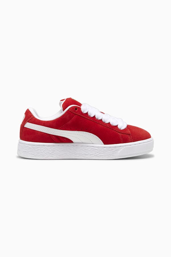 Suede XL Youth Sneakers, For All Time Red-PUMA White, extralarge