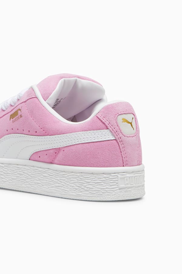 Suede XL Youth Sneakers, Mauved Out-PUMA White, extralarge