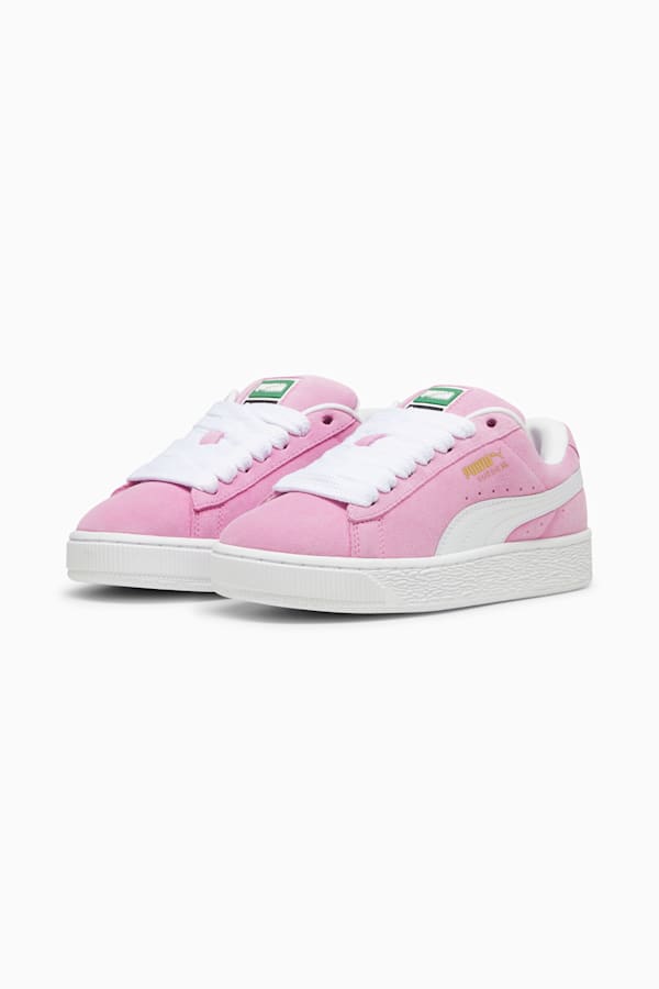 Suede XL Youth Sneakers, Mauved Out-PUMA White, extralarge