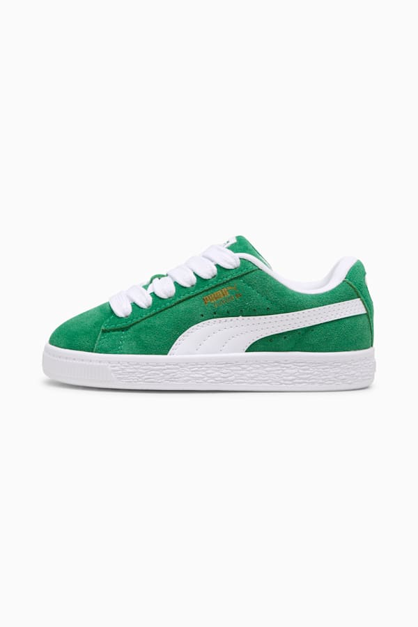 Suede XL Kids' Sneakers, Archive Green-PUMA White, extralarge