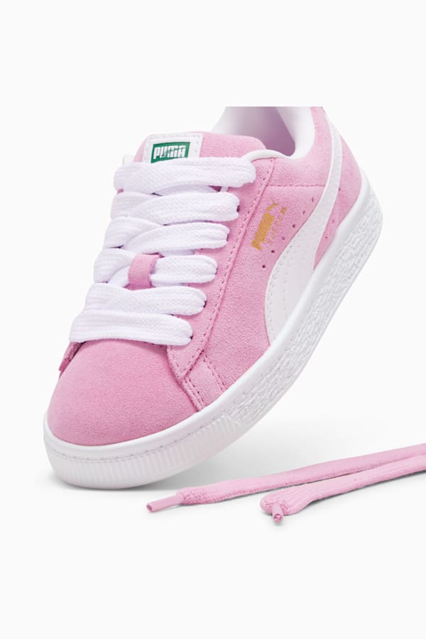 Suede XL Kids' Sneakers, Mauved Out-PUMA White, extralarge