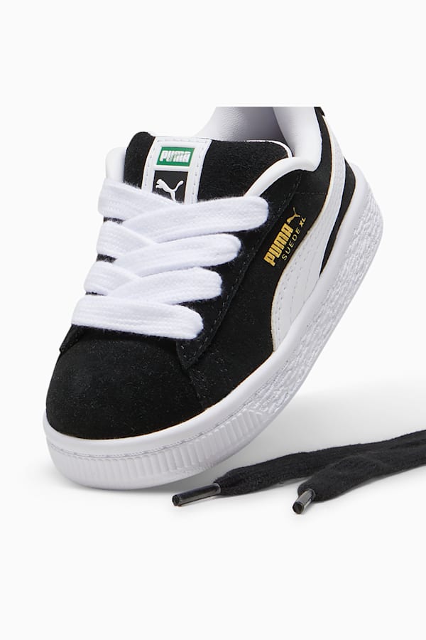 Suede XL Toddlers' Sneakers, PUMA Black-PUMA White, extralarge