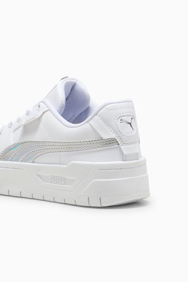 Cali Dream Iridescent Youth Sneakers, PUMA White-PUMA Silver, extralarge