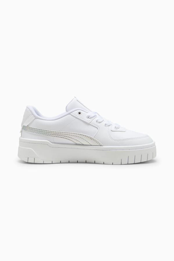 Cali Dream Iridescent Youth Sneakers, PUMA White-PUMA Silver, extralarge