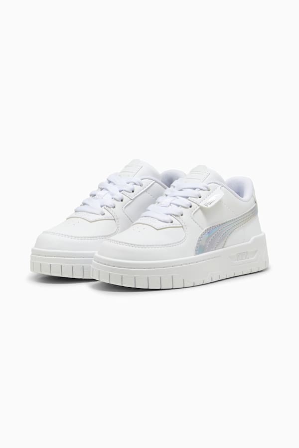 Cali Dream Iridescent Kids' Sneakers, PUMA White-PUMA Silver, extralarge
