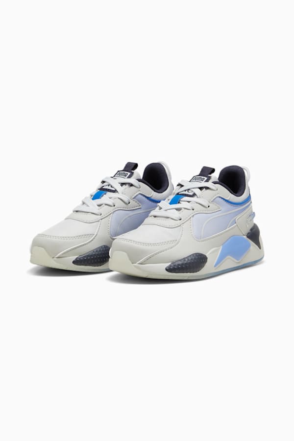 PUMA x PLAYSTATION RS-X Kids' Sneakers, Glacial Gray-Blue Skies, extralarge