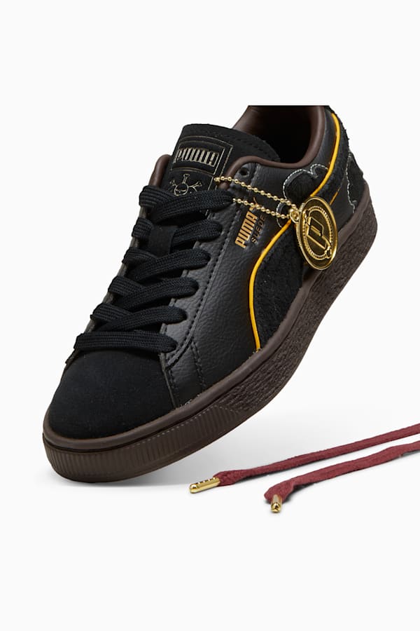 PUMA x ONE PIECE Suede Blackbeard Teech Sneakers Youth, PUMA Black-PUMA Black-Dark Chocolate, extralarge