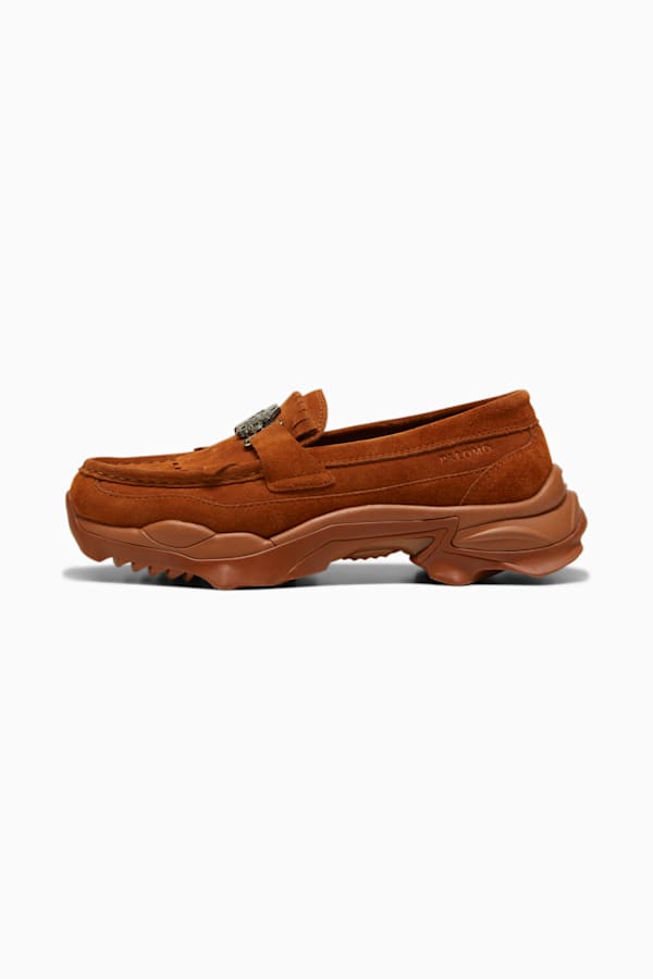 PUMA x PALOMO Nitefox Sued Loafer, Teak, extralarge