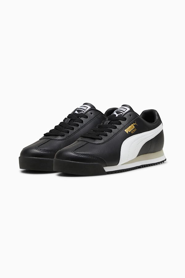 Roma 24 Sneakers Unisex, PUMA Black-PUMA White-Smokey Gray, extralarge