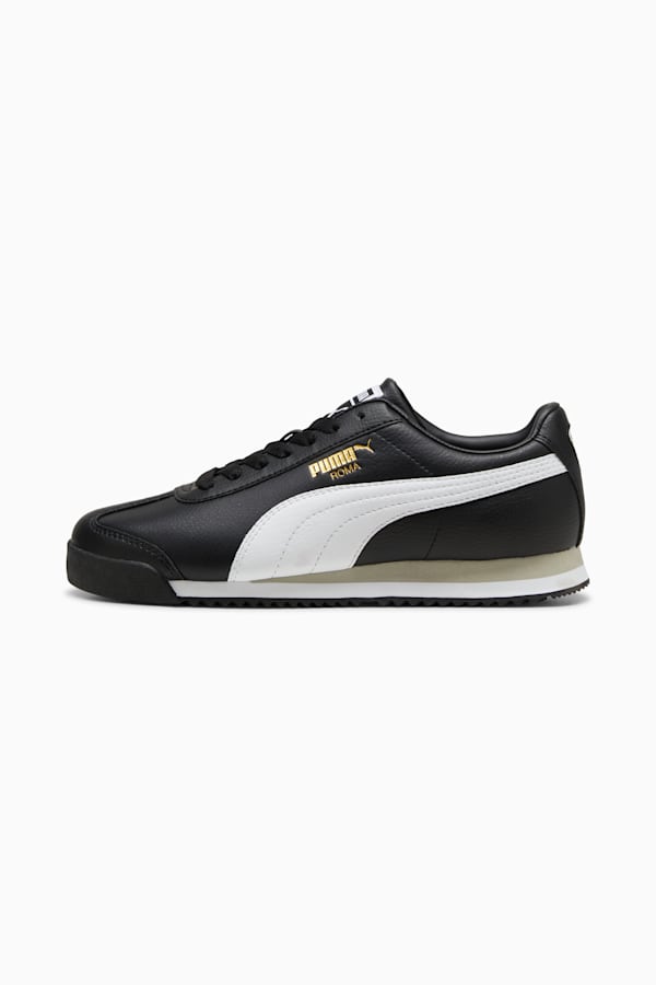 Roma 24 Sneakers Unisex, PUMA Black-PUMA White-Smokey Gray, extralarge