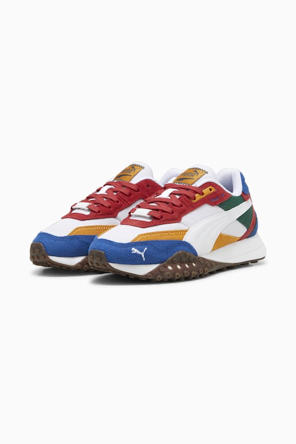 Blktop Rider Multicolour Youth Sneakers, PUMA White-Club Red, extralarge