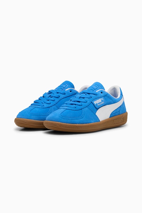 Palermo Sneakers Youth, Hyperlink Blue-PUMA White, extralarge