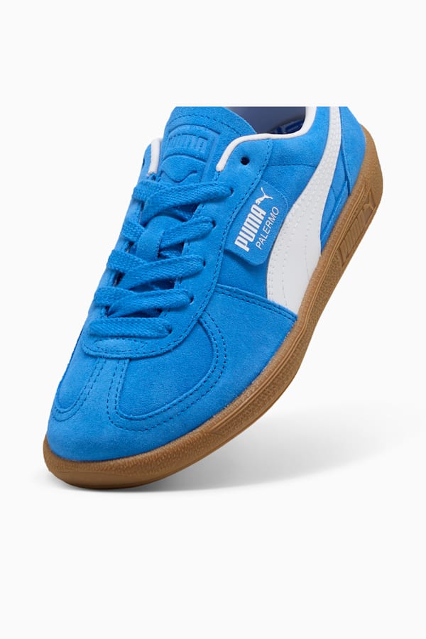 Palermo Sneakers Youth, Hyperlink Blue-PUMA White, extralarge
