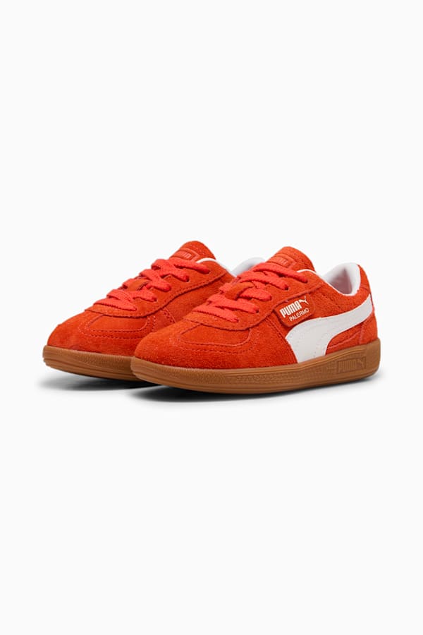 Palermo Kids' Sneakers, Redmazing-PUMA White, extralarge