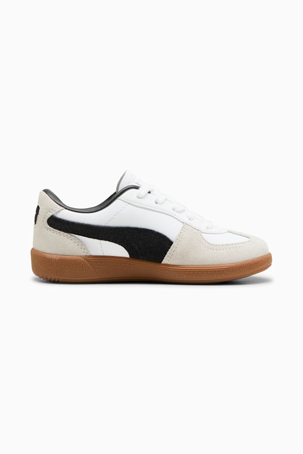 Palermo Leather Sneakers Kids, PUMA White-Vapor Gray-Gum, extralarge