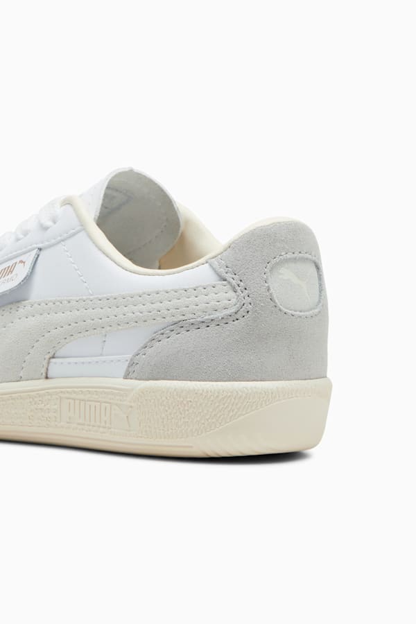 Palermo Leather Sneakers Kids, PUMA White-Cool Light Gray-Sugared Almond, extralarge
