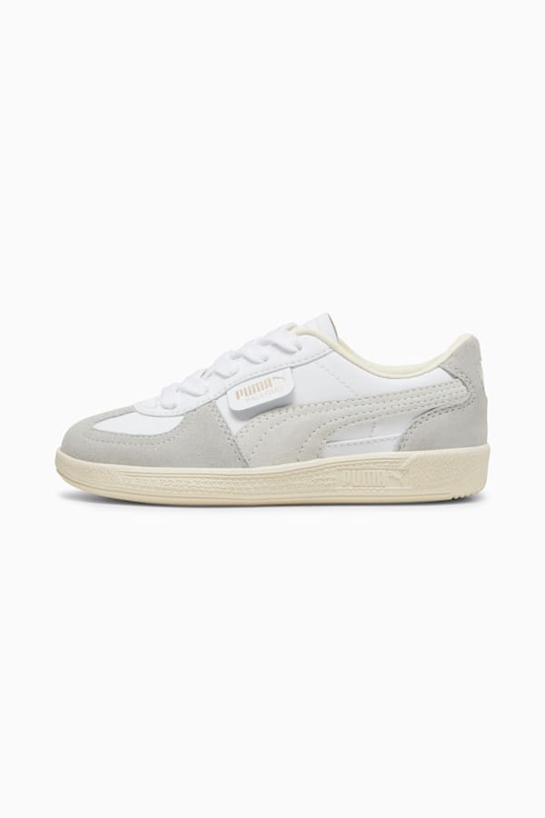 Palermo Leather Sneakers Kids, PUMA White-Cool Light Gray-Sugared Almond, extralarge