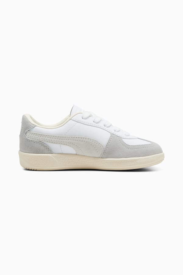 Palermo Leather Sneakers Kids, PUMA White-Cool Light Gray-Sugared Almond, extralarge
