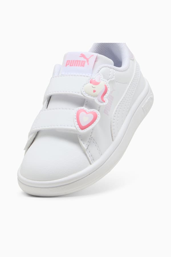 Smash 3.0 Badges Sneakers Toddlers, PUMA White-Magic Rose-Lilac Frost, extralarge-GBR