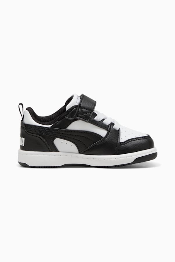 PUMA Rebound v6 Lo Toddlers' Sneakers, PUMA White-PUMA Black, extralarge
