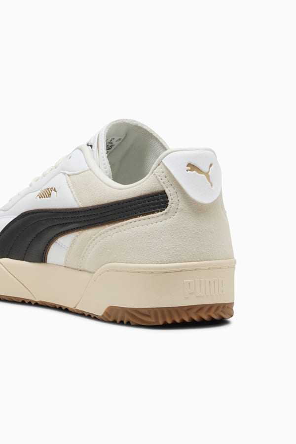 PUMA Tifosi Sneakers Unisex, PUMA White-PUMA Black-Vapor Gray, extralarge-GBR