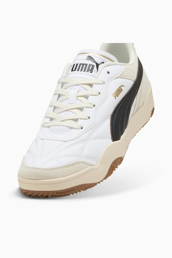 PUMA Tifosi Sneakers Unisex, PUMA White-PUMA Black-Vapor Gray, extralarge-GBR