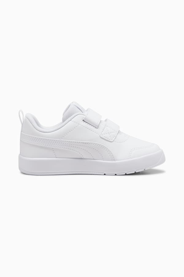 Courtflex V3 Sneakers Kids, PUMA White-PUMA White-Silver Mist, extralarge