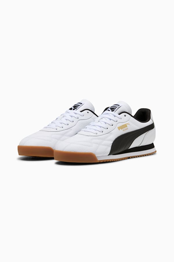 Roma Anniversario Sneakers, PUMA White-PUMA Black-Gum, extralarge
