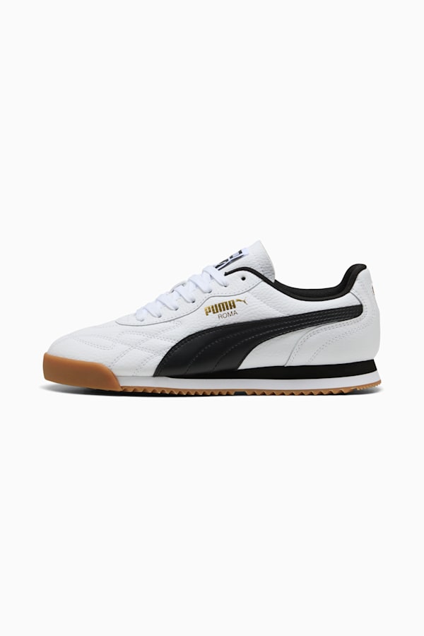 Roma Anniversario Sneakers, PUMA White-PUMA Black-Gum, extralarge