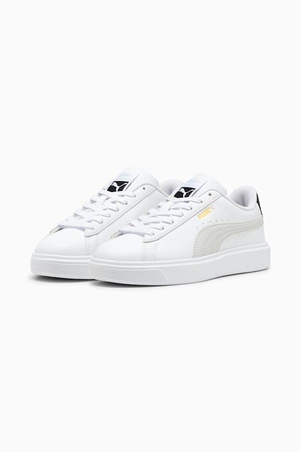 Lajla Clean Sneakers Women, PUMA White-Feather Gray, extralarge-GBR
