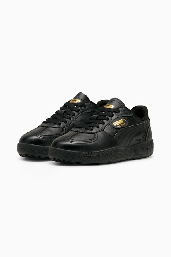 Palermo Moda Leather Sneakers Women, PUMA Black, extralarge-GBR