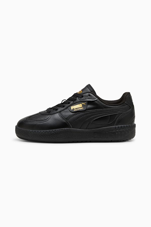 Palermo Moda Leather Sneakers Women, PUMA Black, extralarge-GBR