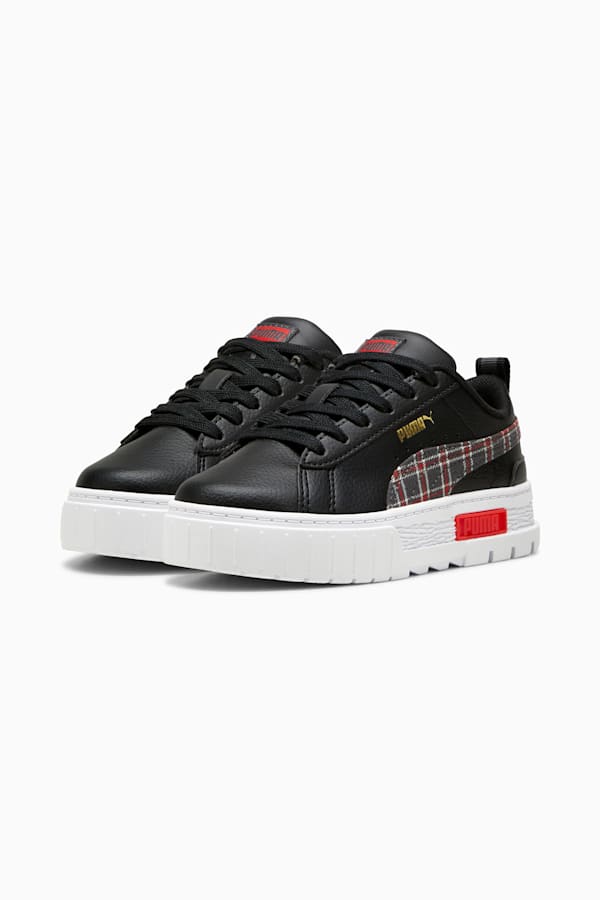 Mayze Winter Tartan Sneakers Kids PUMA