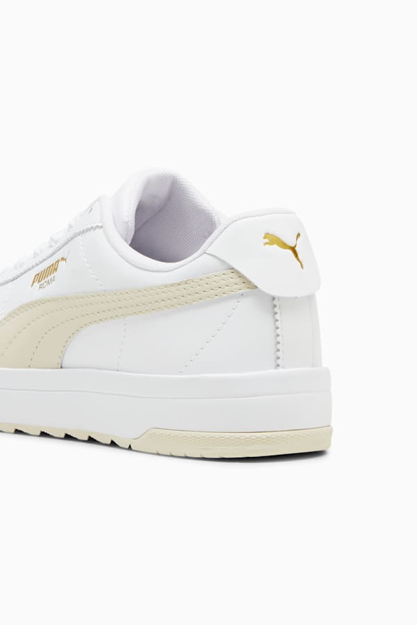 Roma Feminine Sneakers Women, PUMA White-Alpine Snow, extralarge