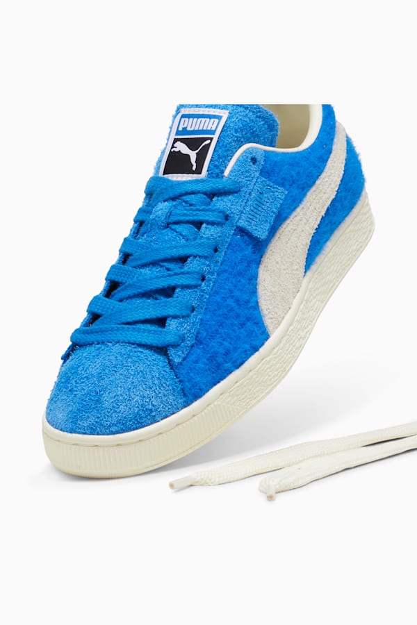 Suede Mohair Sneakers Unisex, PUMA Team Royal-Frosted Ivory, extralarge