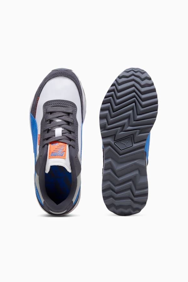 Road Rider BTS Sneakers Youth, Galactic Gray-Hyperlink Blue, extralarge-GBR