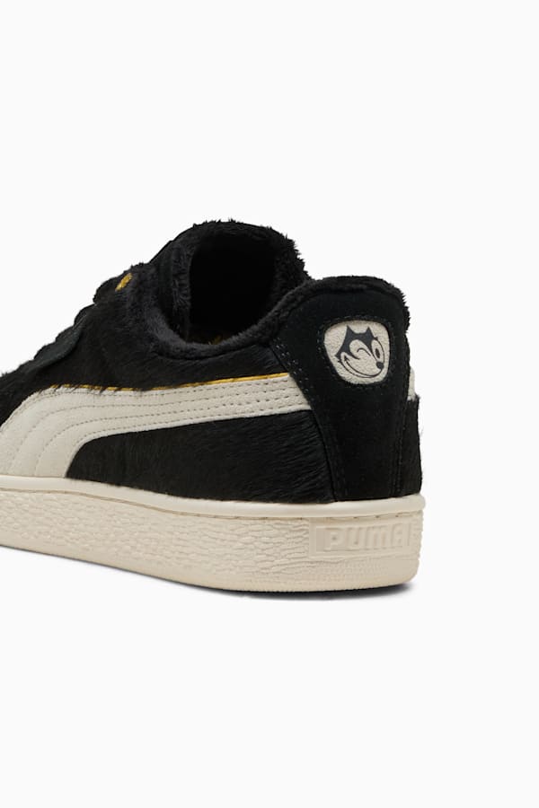 Suede FELIX THE CAT Sneakers Unisex, PUMA Black-Pelé Yellow, extralarge