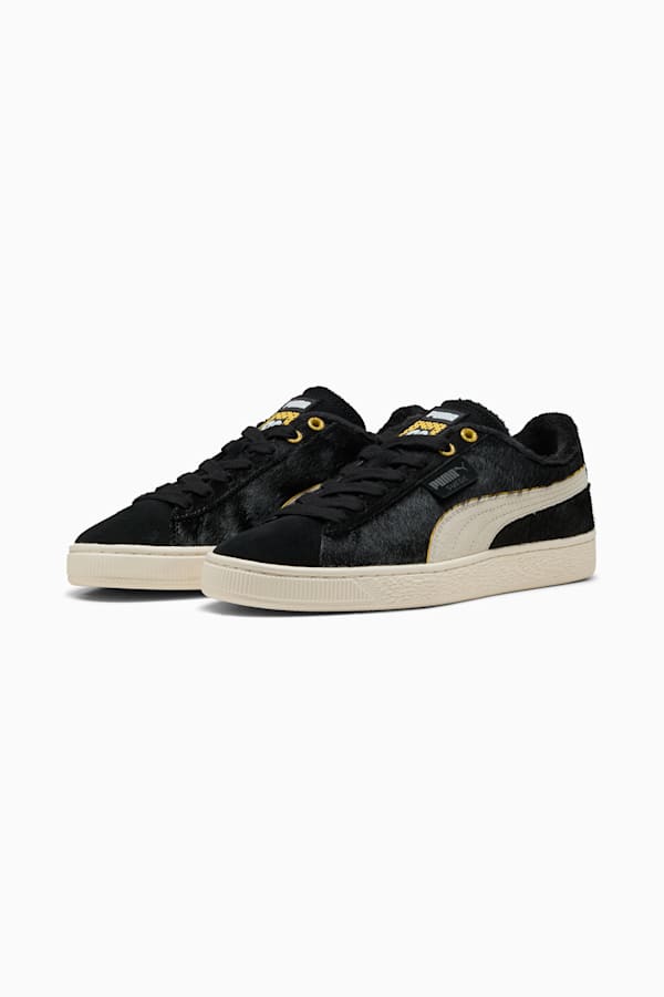 Suede FELIX THE CAT Sneakers Unisex, PUMA Black-Pelé Yellow, extralarge