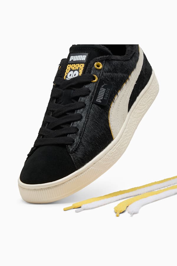 Suede FELIX THE CAT Sneakers Unisex, PUMA Black-Pelé Yellow, extralarge