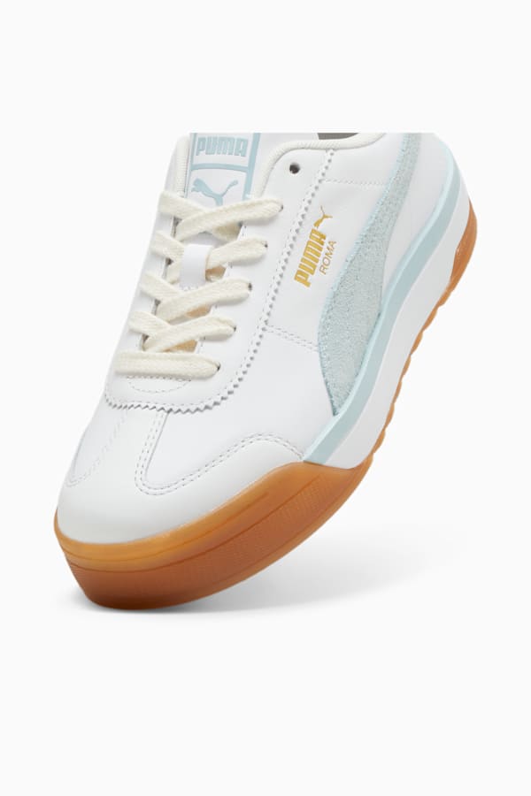 Roma Feminine Vintage Sneakers Women, PUMA White-Frosted Dew, extralarge-GBR