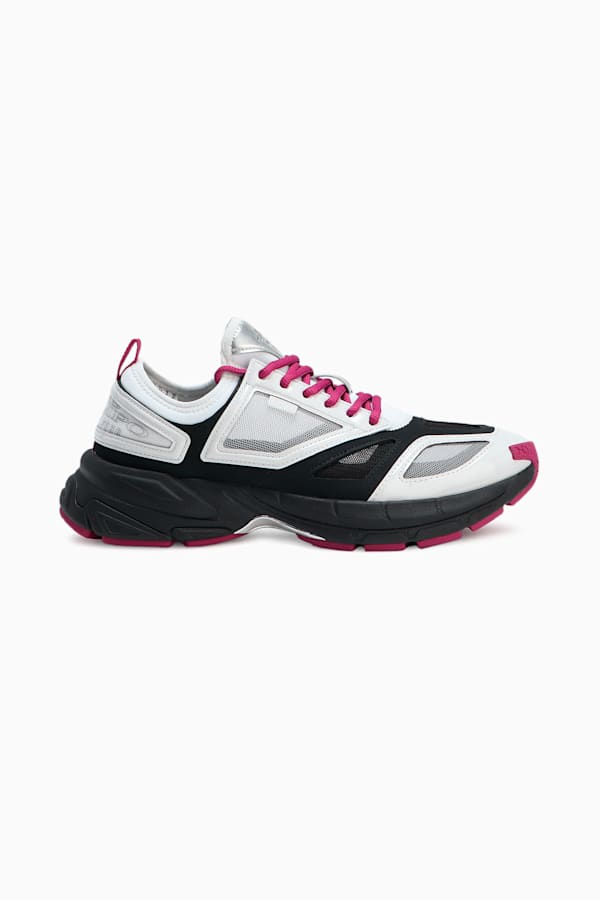 PUMA x MÁS TIEMPO Velophasis NU Sneakers, Feather Gray-PUMA Black-Magenta Gleam, extralarge