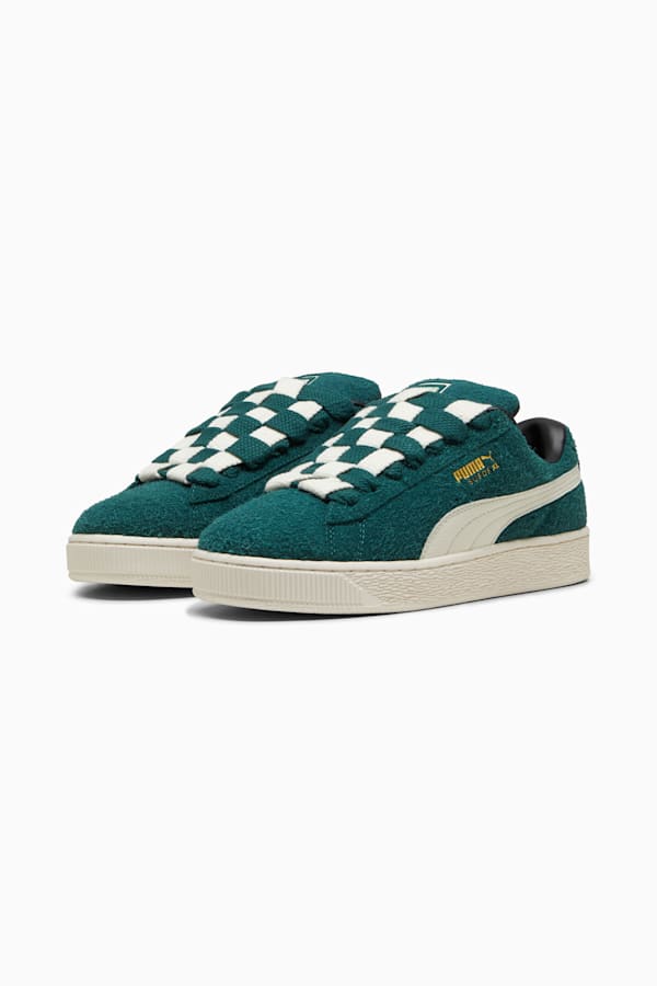 Suede XL Jackhammer Sneakers Unisex, Dark Myrtle-Frosted Ivory-Vapor Gray, extralarge-GBR