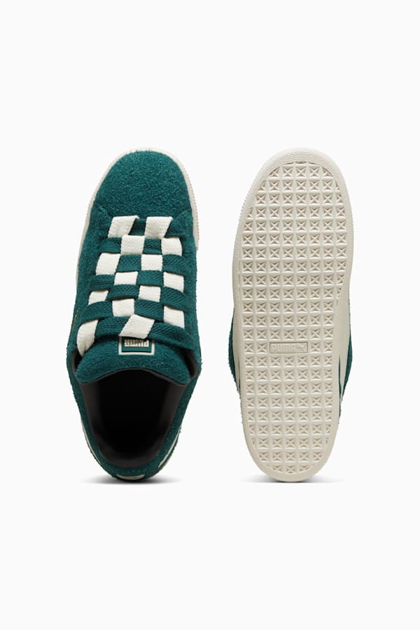 Suede XL Jackhammer Sneakers Unisex, Dark Myrtle-Frosted Ivory-Vapor Gray, extralarge-GBR