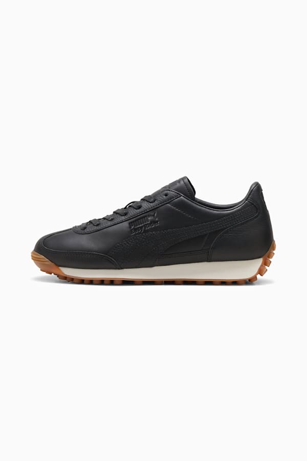 Easy Rider Leather Sneakers Unisex, PUMA Black-Frosted Ivory, extralarge